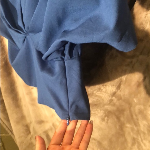 Naked Zebra Blue Blouse - Picture 4 of 6